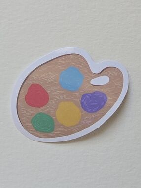 10/$10 Artist Paint Palette Sticker